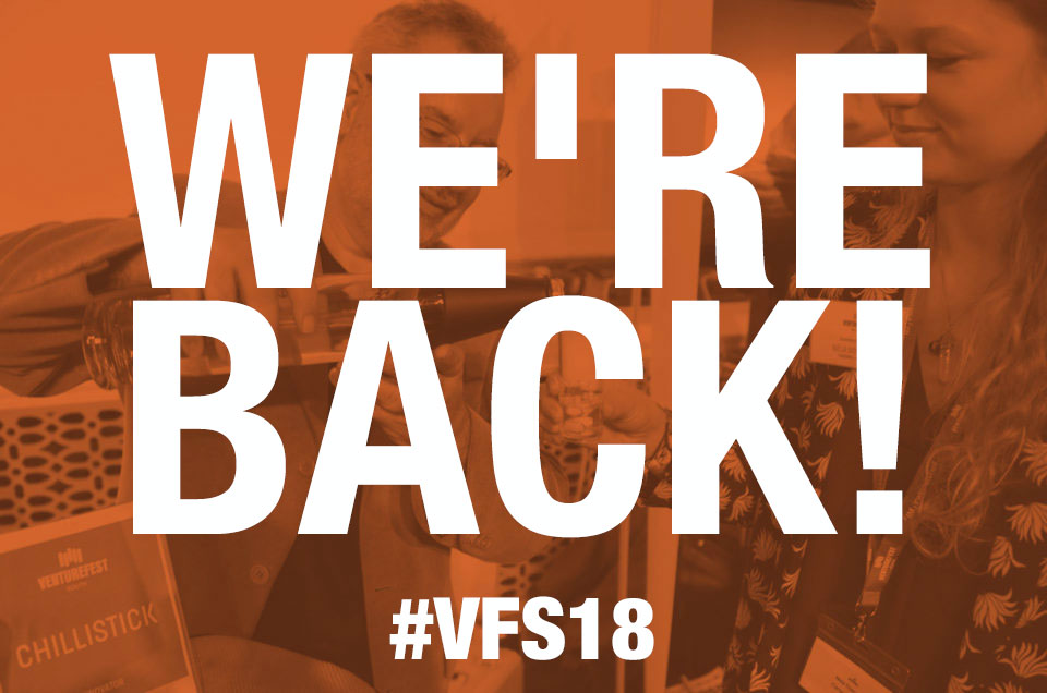 We’re back for Venturefest South 2018