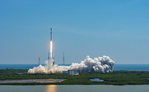 £1billlion Euclid rocket launched by SpaceX from its Cape Canaveral station in Florida