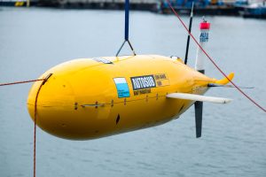 Yellow submarine looking object